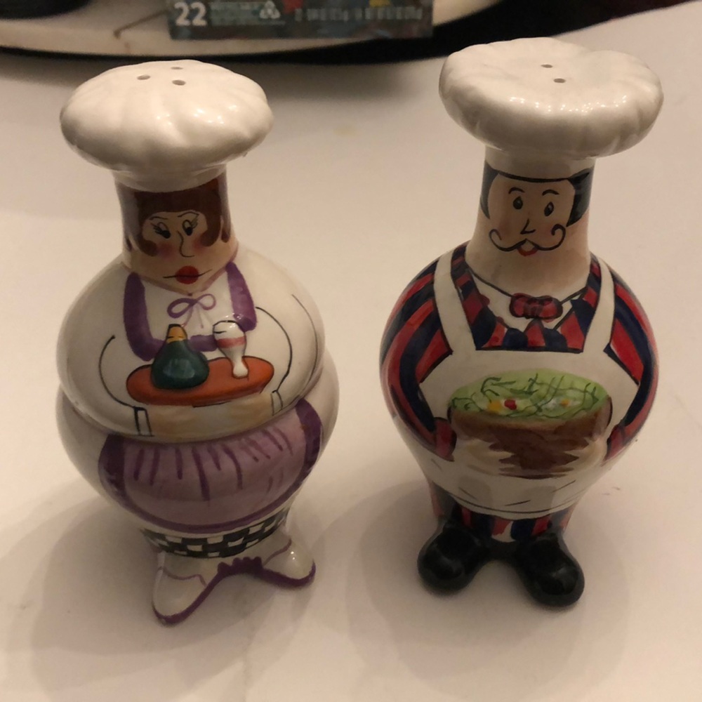 Chef Salt and Pepper Shakers